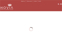 Tablet Screenshot of novia-estetica.ro